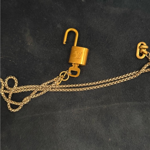 Louis Vuitton Lock Custom Titanium Necklace - Picture 1 of 6